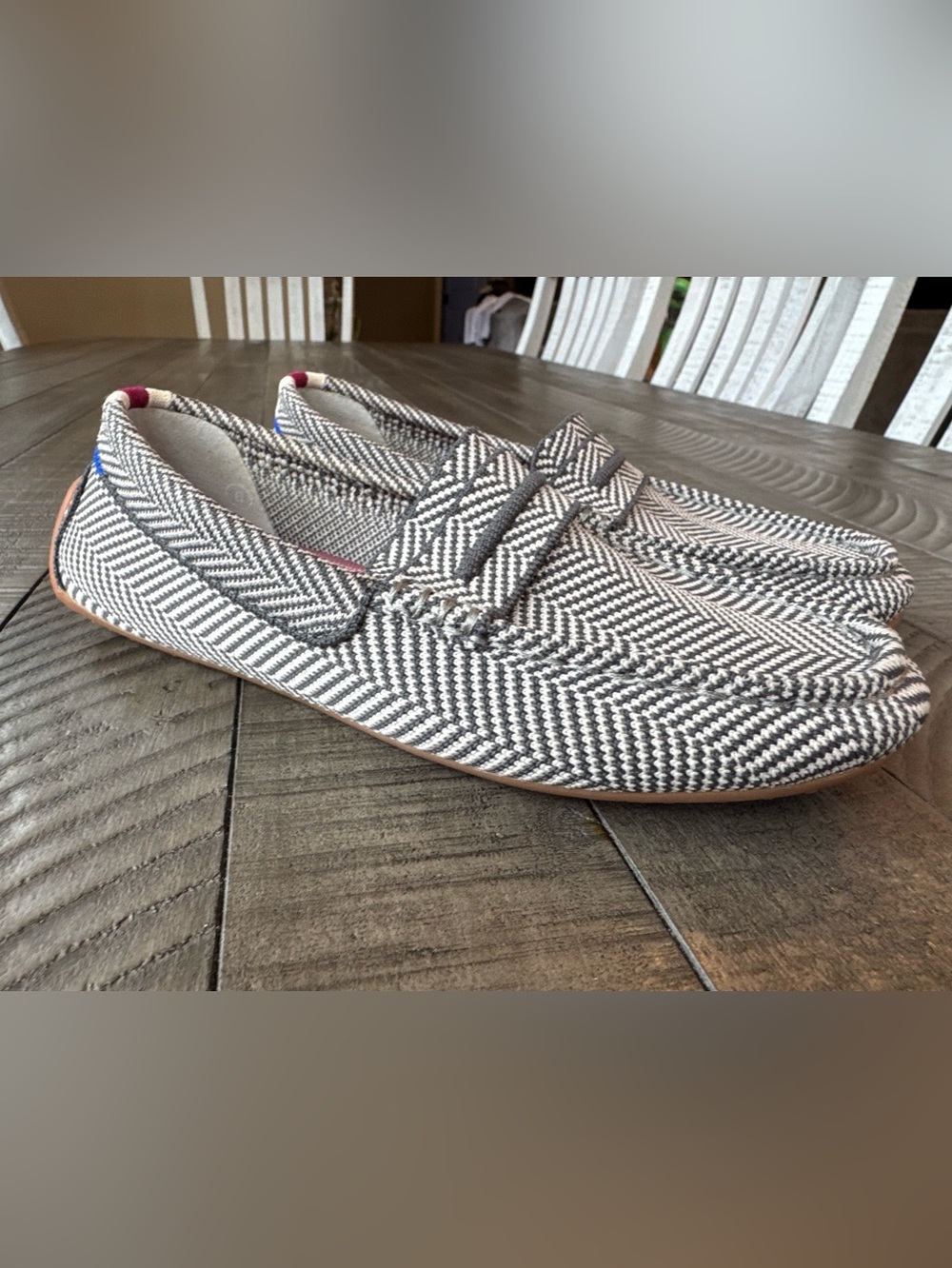 Rothy's The Driver Herringbone Iron Slip-On Loafers Women’s Size 6 - Picture 10 of 15